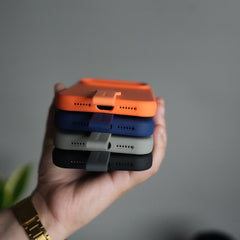 iPhone 17 Pro Silicone Case | Magnetic Ring | Silicone Rotating Grip Strap Cover
