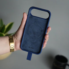iPhone 17 Air Silicone Case | Magnetic Ring | Silicone Rotating Grip Strap Cover