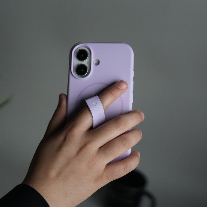 iPhone 17 Silicone Case | Magnetic Ring | Silicone Rotating Grip Strap Cover