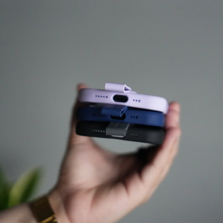 iPhone 17 Silicone Case | Magnetic Ring | Silicone Rotating Grip Strap Cover