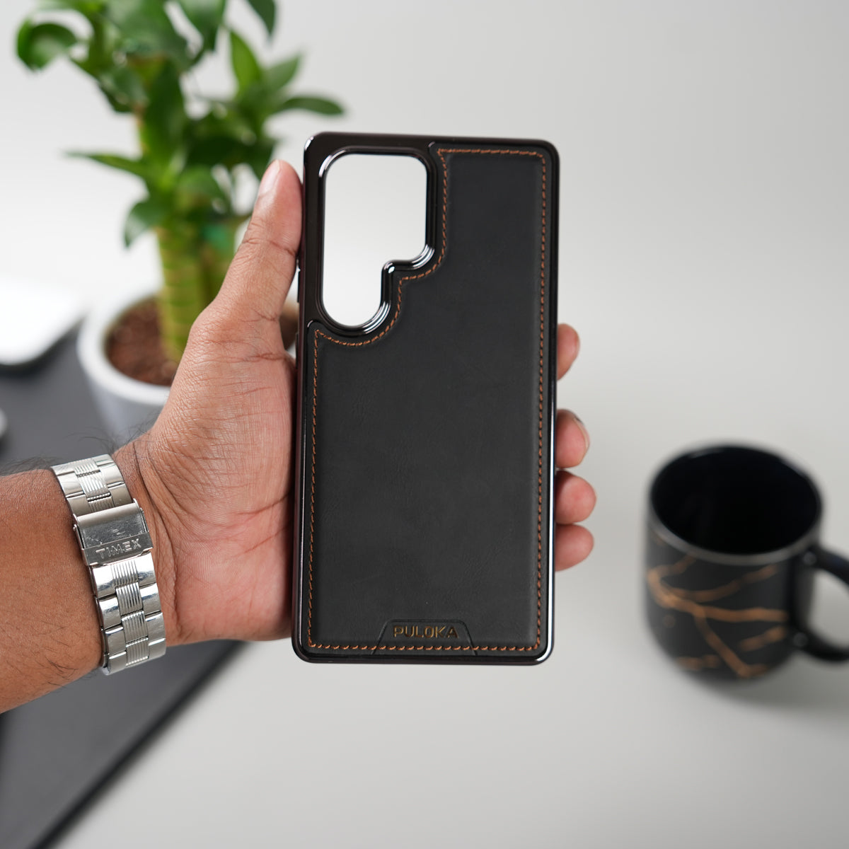 Galaxy S25 Ultra Leather Magsafe Case