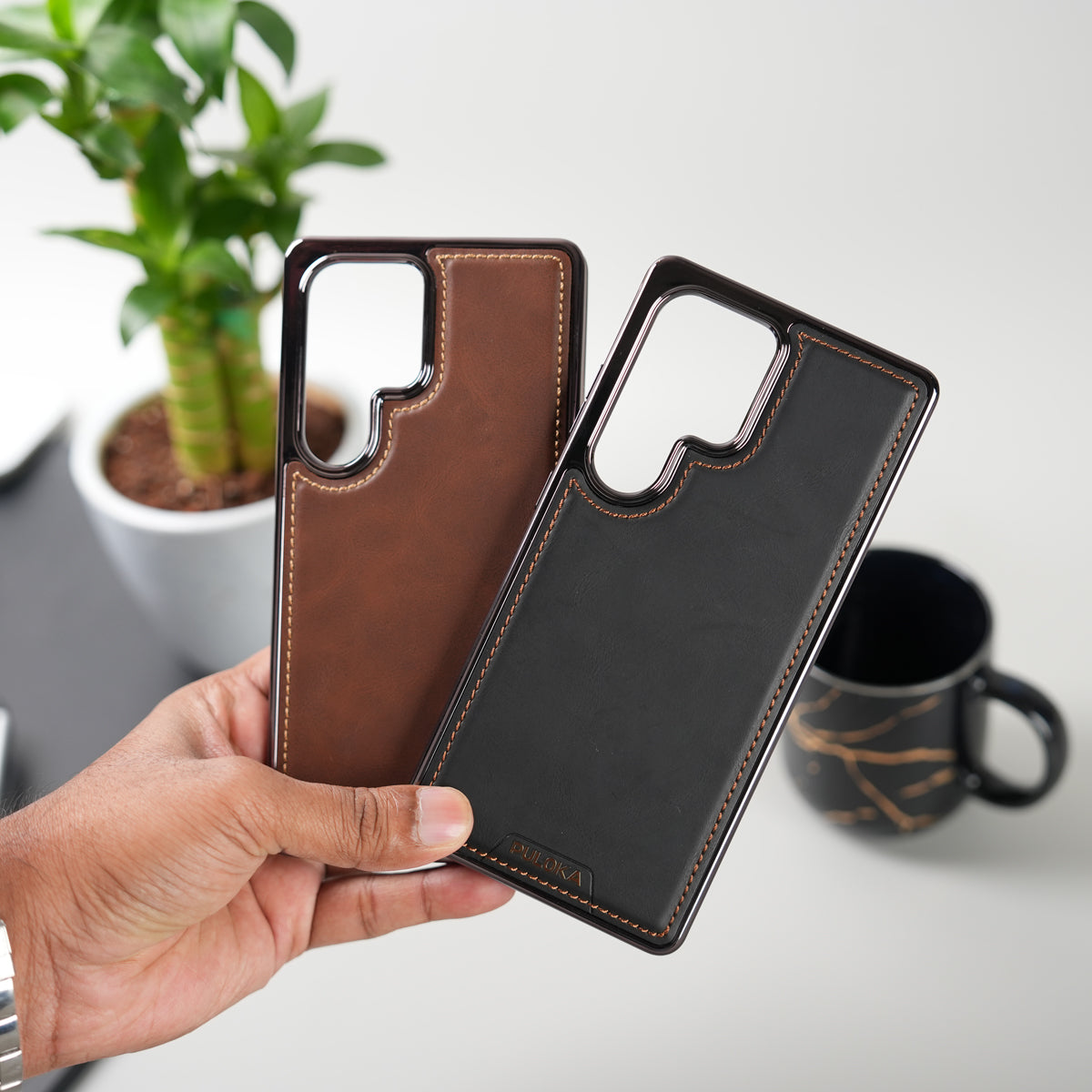 Galaxy S25 Ultra Leather Magsafe Case