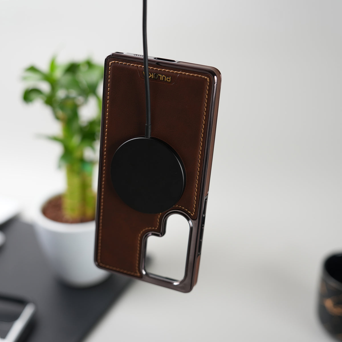 Galaxy S25 Ultra Leather Magsafe Case