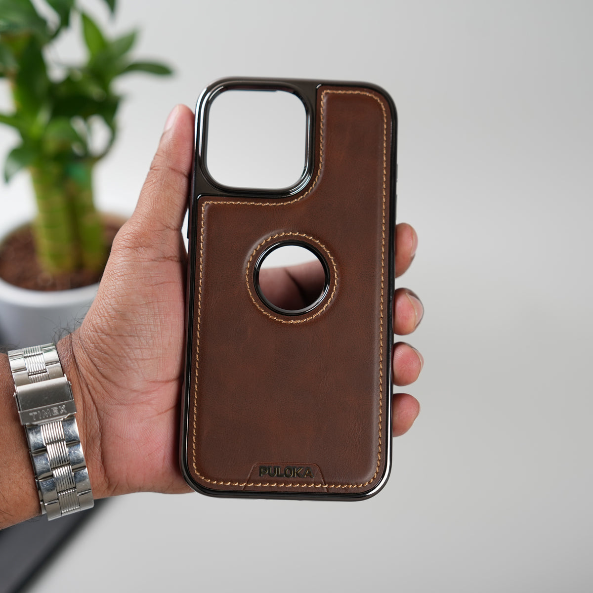 iPhone 15 Series Leather Case