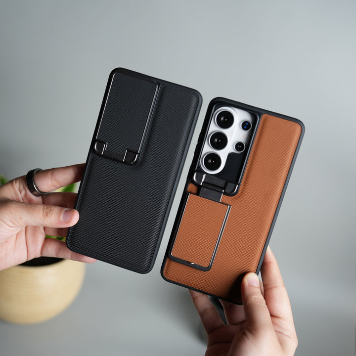 Galaxy S26 Ultra Metal Camera Cap Stand Case Cover