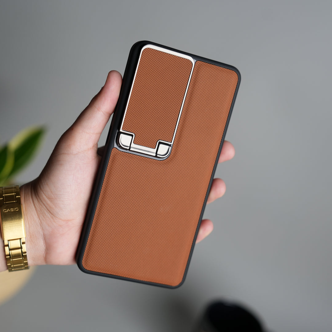 Galaxy S26 Ultra Metal Camera Cap Stand Case Cover