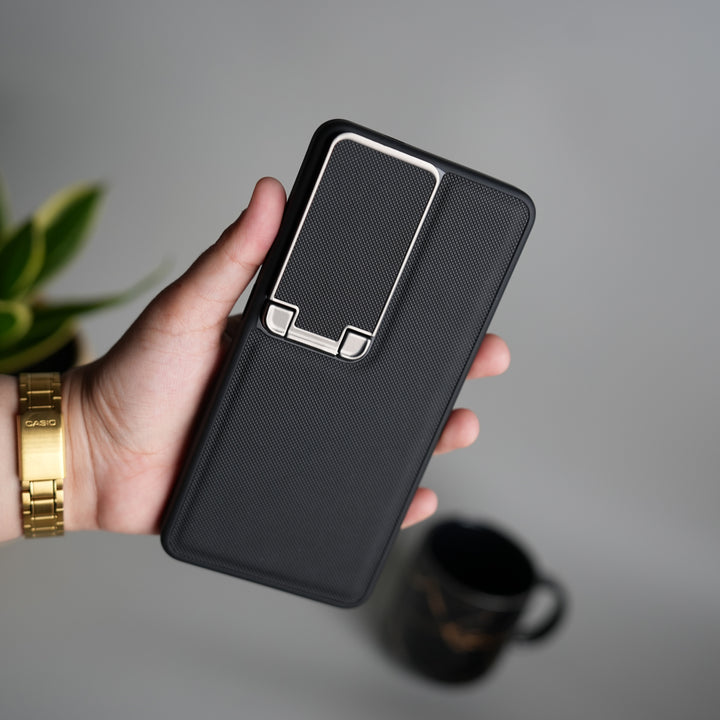 Galaxy S26 Ultra Metal Camera Cap Stand Case Cover