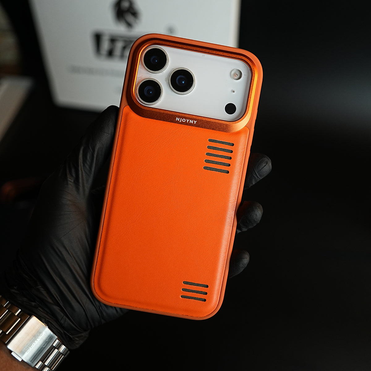 Premium PU Leather Case for iPhone 17 Series | Metal Camera Frame