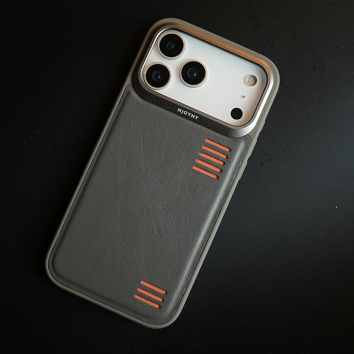Premium PU Leather Case for iPhone 17 Series | Metal Camera Frame