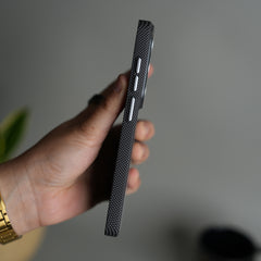 Galaxy S26 Ultra Carbon Fiber Texture Design Hard Pc MagSafe Case Cover Stripe Design