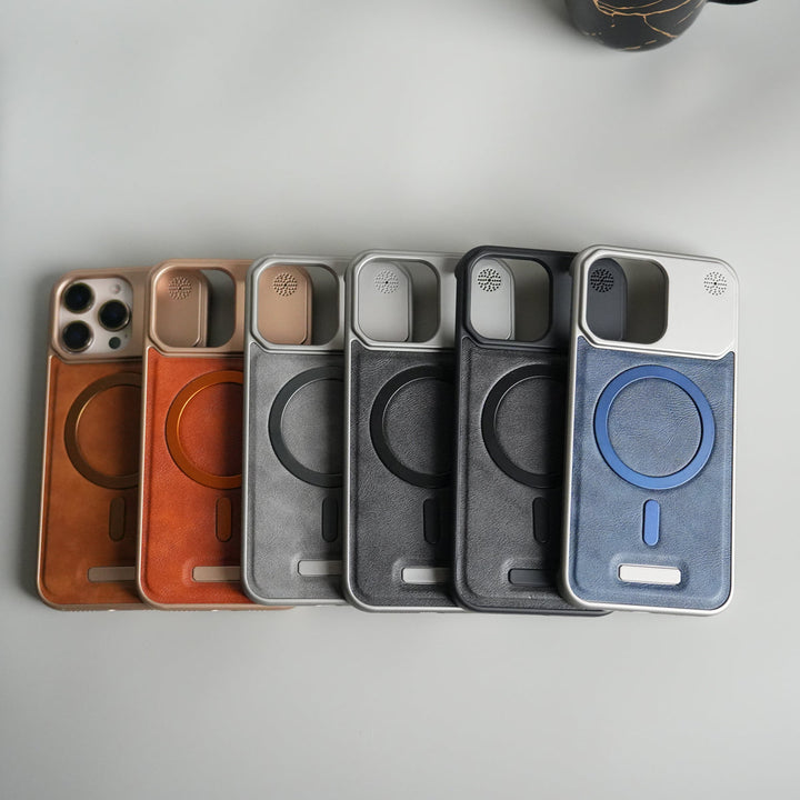 iPhone 15 Series Cover Frameless PU Leather Case
