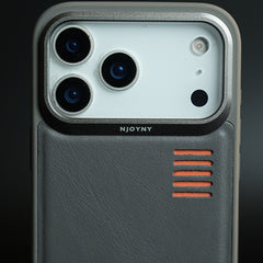 Premium PU Leather Case for iPhone 17 Series | Metal Camera Frame