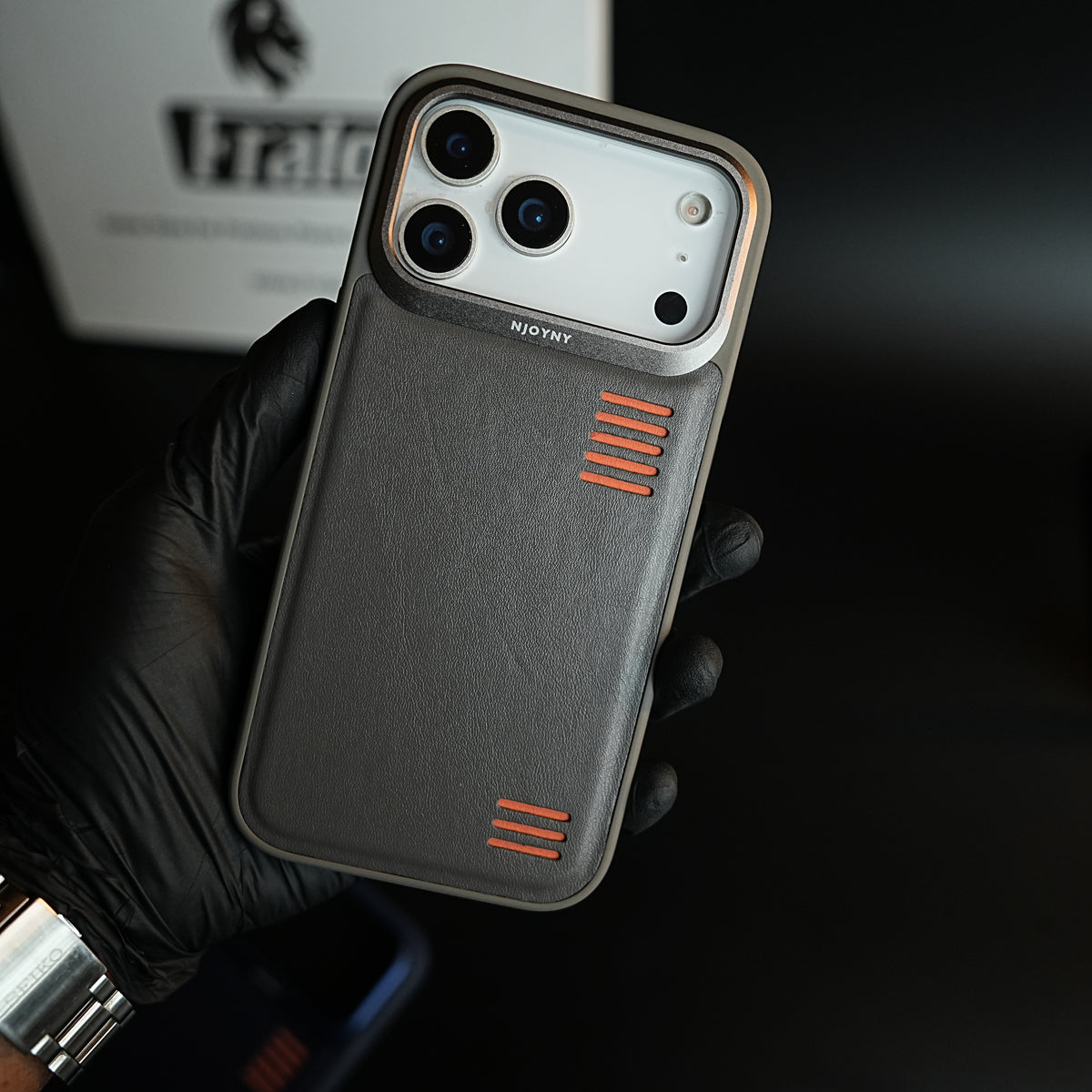 Premium PU Leather Case for iPhone 17 Series | Metal Camera Frame