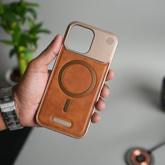 iPhone 15 Series Cover Frameless PU Leather Case