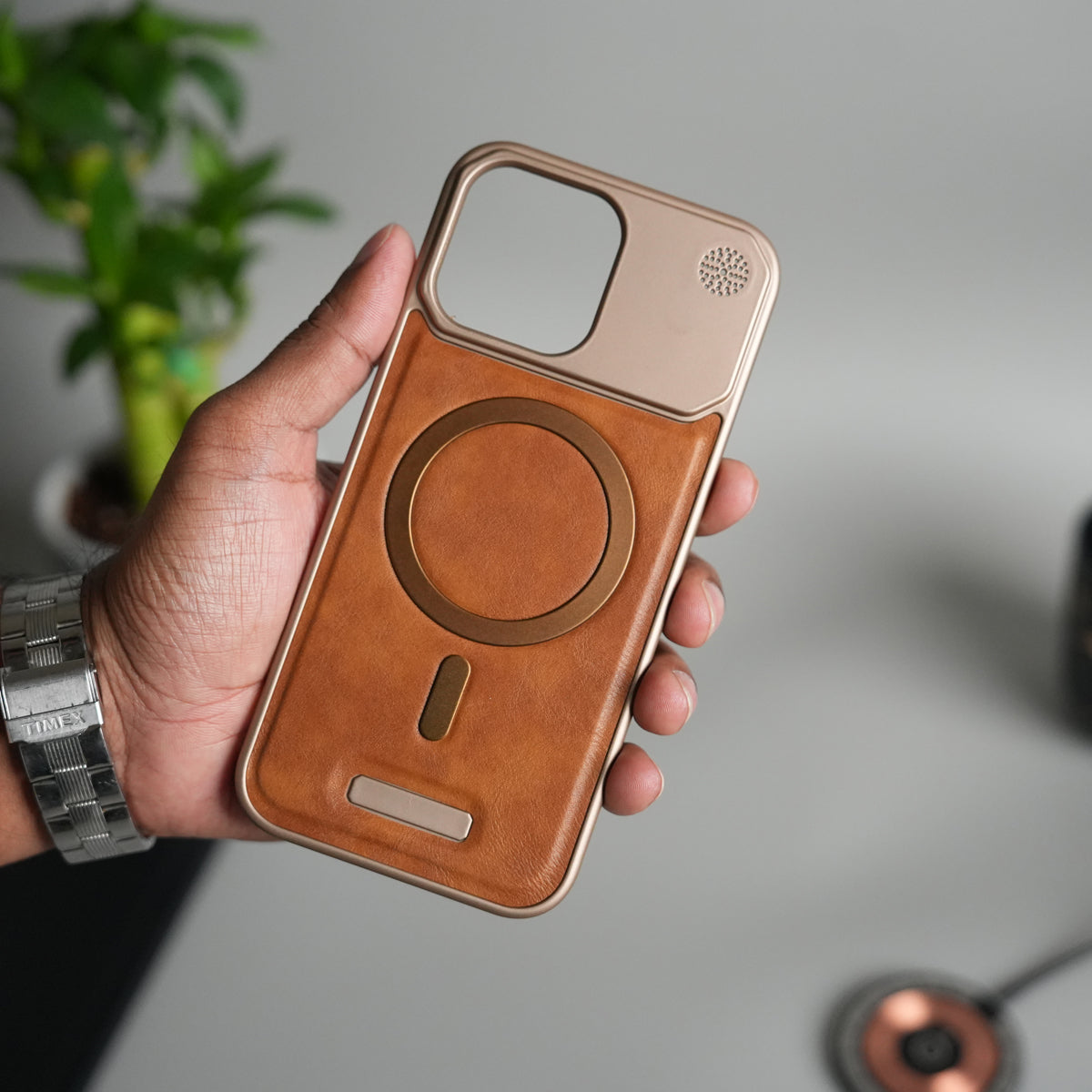 iPhone 15 Series Cover Frameless PU Leather Case