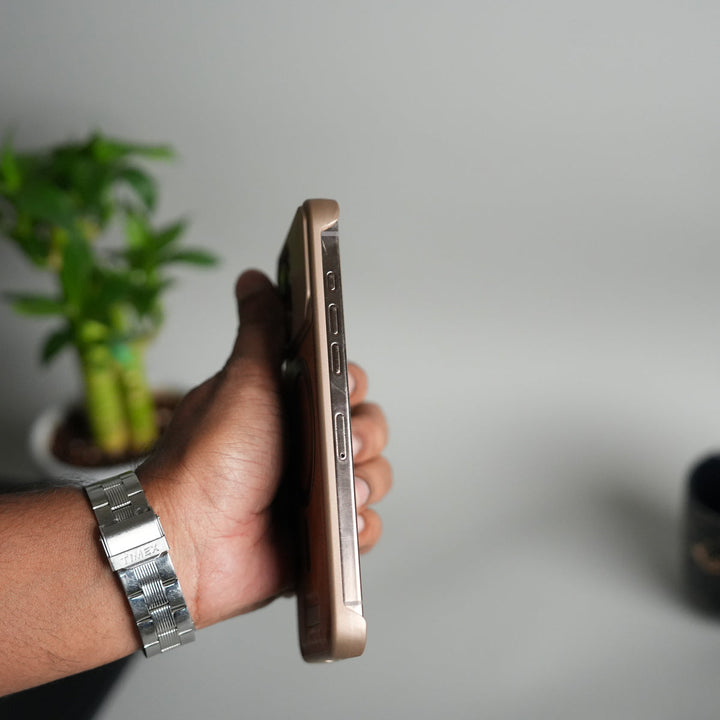 iPhone 15 Series Cover Frameless PU Leather Case