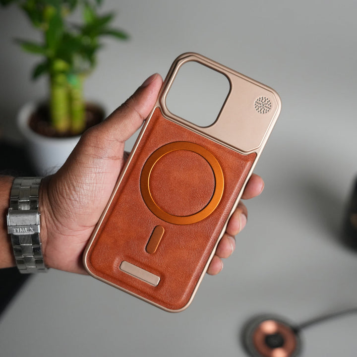 iPhone 15 Series Cover Frameless PU Leather Case