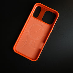 iPhone 17 Series Premium Dot Design PU Leather MagSafe Case with Metal Camera Frame