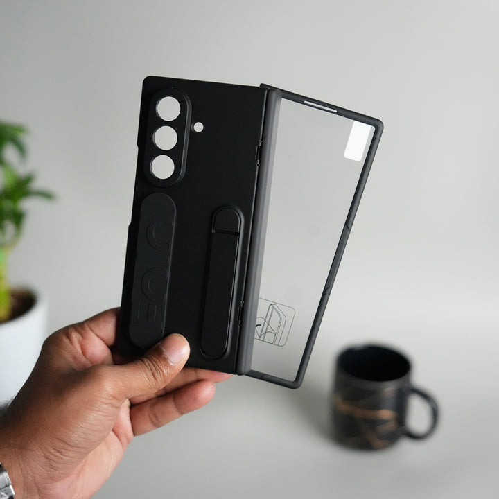 Galaxy Z Fold 7 Case with Front Glass and Kickstand