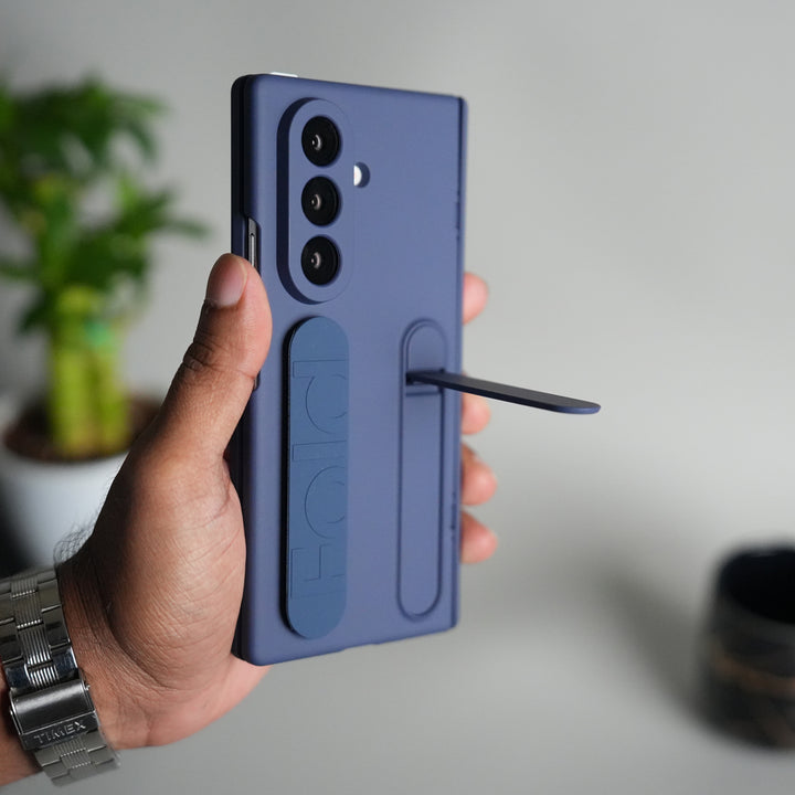 Galaxy Z Fold 7 Case with Front Glass and Kickstand