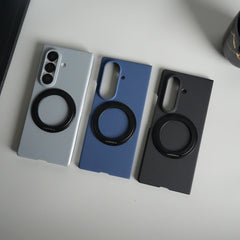 Galaxy Z Fold 6 Case | 360° Rotating Stand + Front Glass Cover