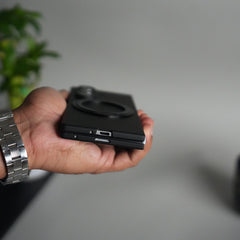 Galaxy Z Fold 6 Case | 360° Rotating Stand + Front Glass Cover