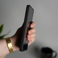 Galaxy S26 Ultra Frosted Cover With Metal Stand and Metal Camera Bump