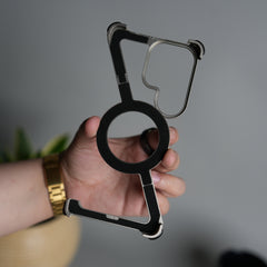 Galaxy S26 Ultra Z Shape Aluminum Metal Rotating Kickstand Frameless Design