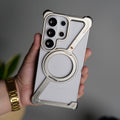 Galaxy S26 Ultra Z Shape Aluminum Metal Rotating Kickstand Frameless Design