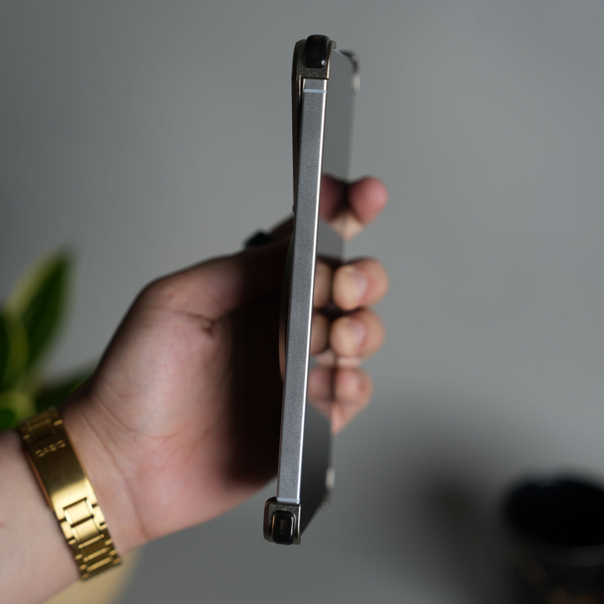 Galaxy S26 Ultra Z Shape Aluminum Metal Rotating Kickstand Frameless Design