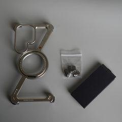 Galaxy S26 Ultra Z Shape Aluminum Metal Rotating Kickstand Frameless Design