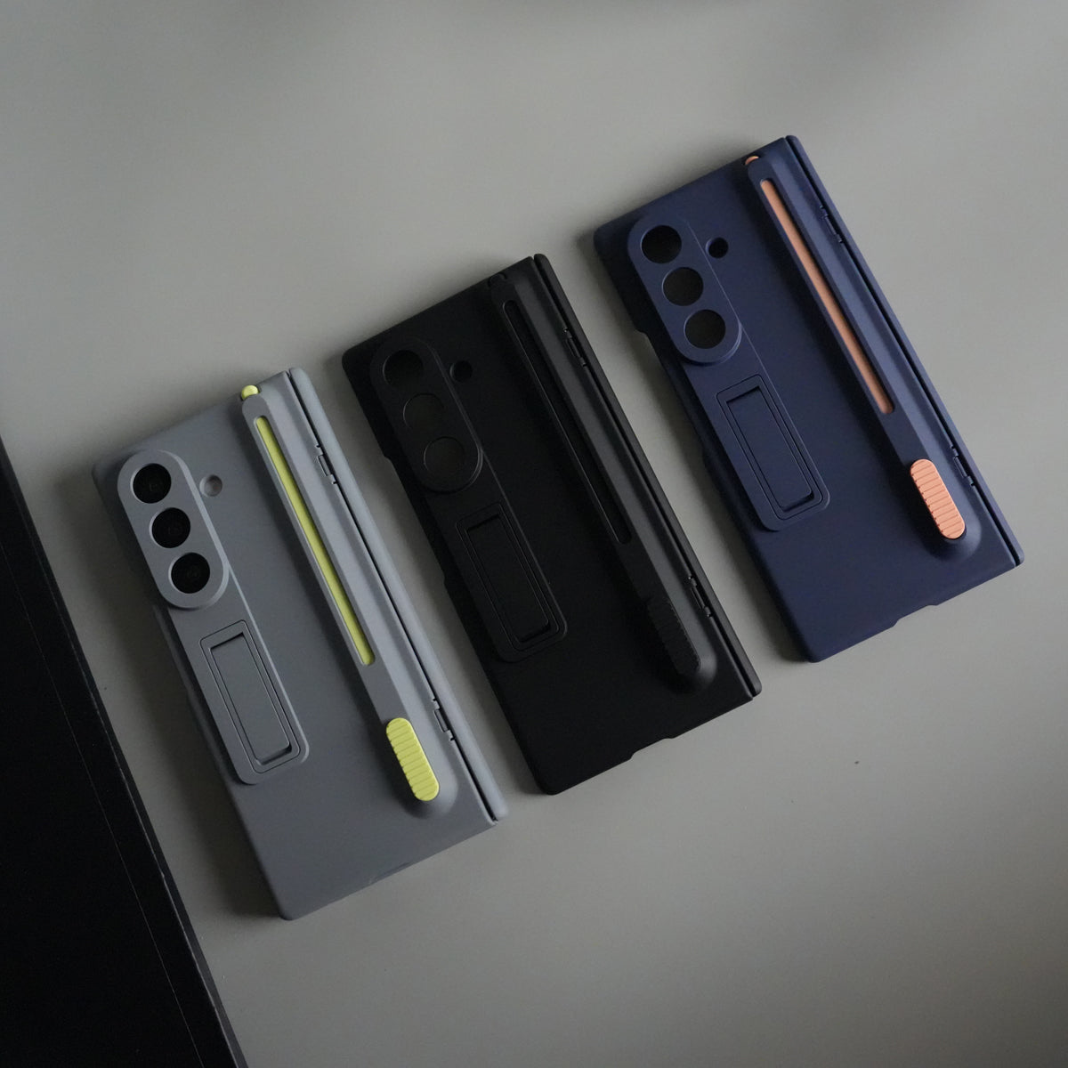 Galaxy Z Fold 6 Front Glass Protection Case With PushUP S Pen Holder