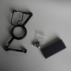 Galaxy S26 Ultra Z Shape Aluminum Metal Rotating Kickstand Frameless Design