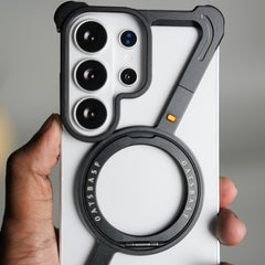 Galaxy S26 Ultra Z Shape Aluminum Metal Rotating Kickstand Frameless Design