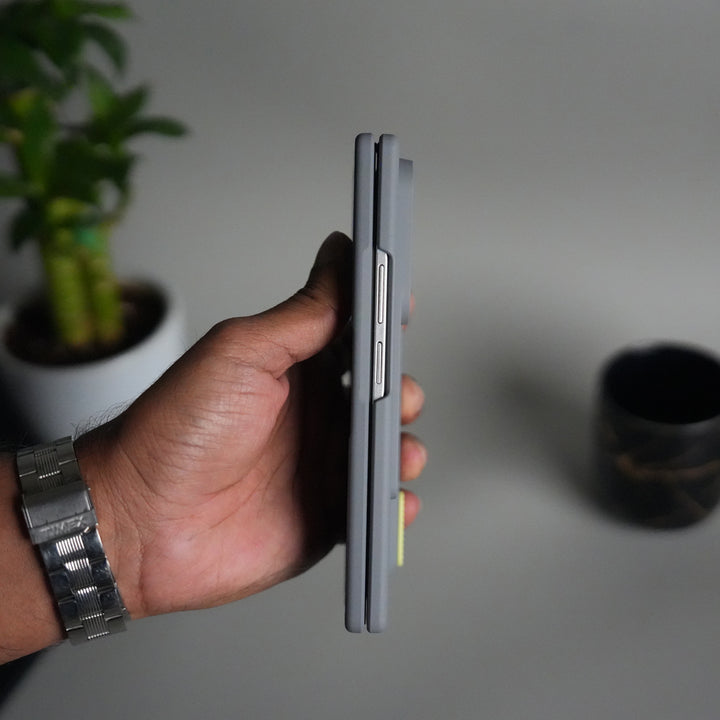 Galaxy Z Fold 6 Front Glass Protection Case With PushUP S Pen Holder