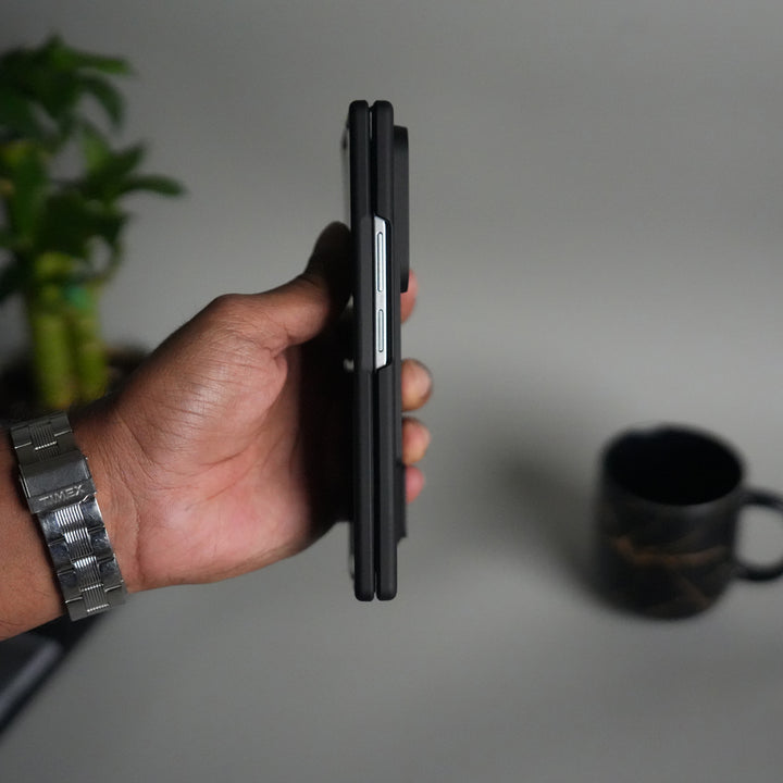 Galaxy Z Fold 6 Front Glass Protection Case With PushUP S Pen Holder