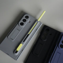 Galaxy Z Fold 6 Front Glass Protection Case With PushUP S Pen Holder