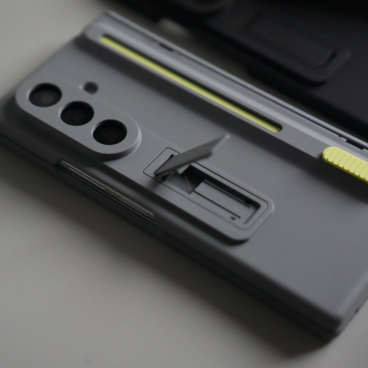 Galaxy Z Fold 6 Front Glass Protection Case With PushUP S Pen Holder