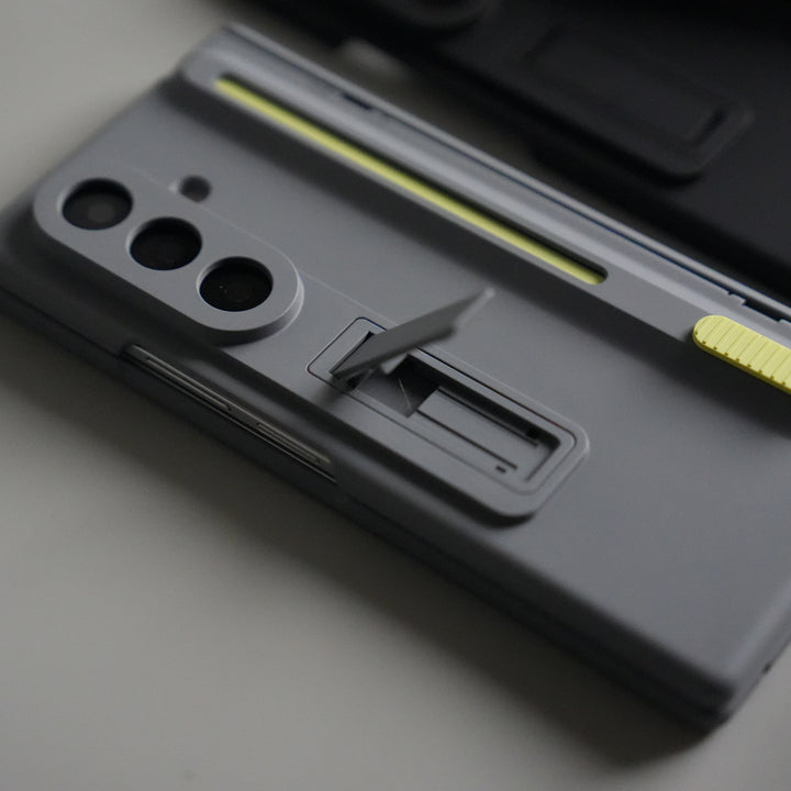 Galaxy Z Fold 6 Front Glass Protection Case With PushUP S Pen Holder