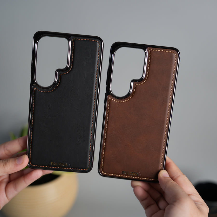 Galaxy S26 Ultra Premium Leather Case Cover