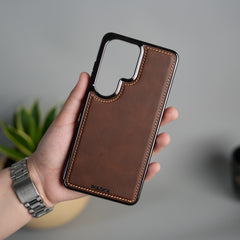Galaxy S26 Ultra Premium Leather Case Cover