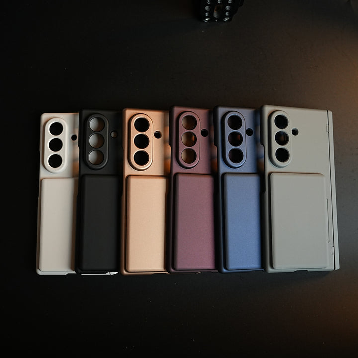 Premium Silk Matte Case for Samsung Galaxy Z Fold 7 | Built-In Card Holder & Hinge Protection (Copy)