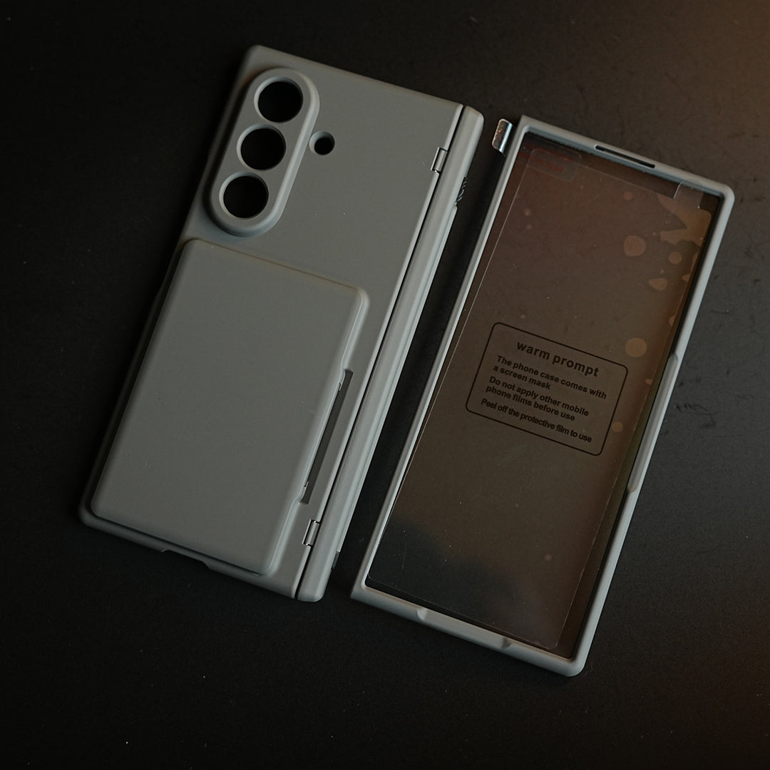 Premium Silk Matte Case for Samsung Galaxy Z Fold 7 | Built-In Card Holder & Hinge Protection (Copy)