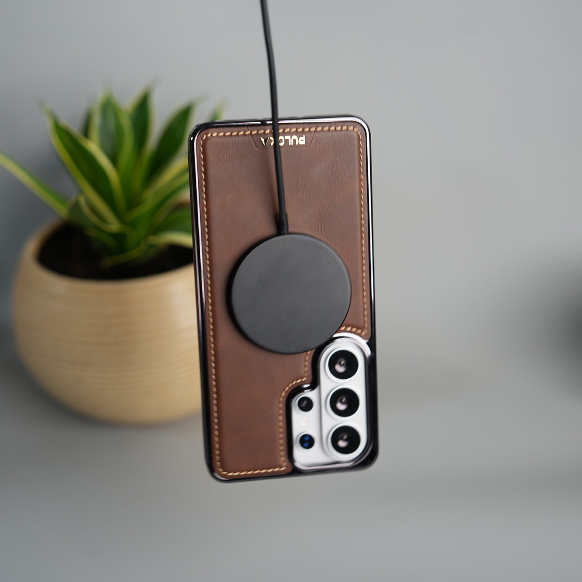 Galaxy S26 Ultra Premium Leather Case Cover