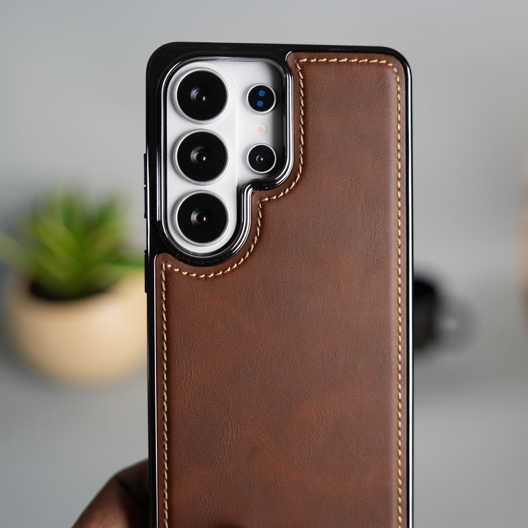 Galaxy S26 Ultra Premium Leather Case Cover