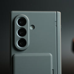 Premium Silk Matte Case for Samsung Galaxy Z Fold 7 | Built-In Card Holder & Hinge Protection
