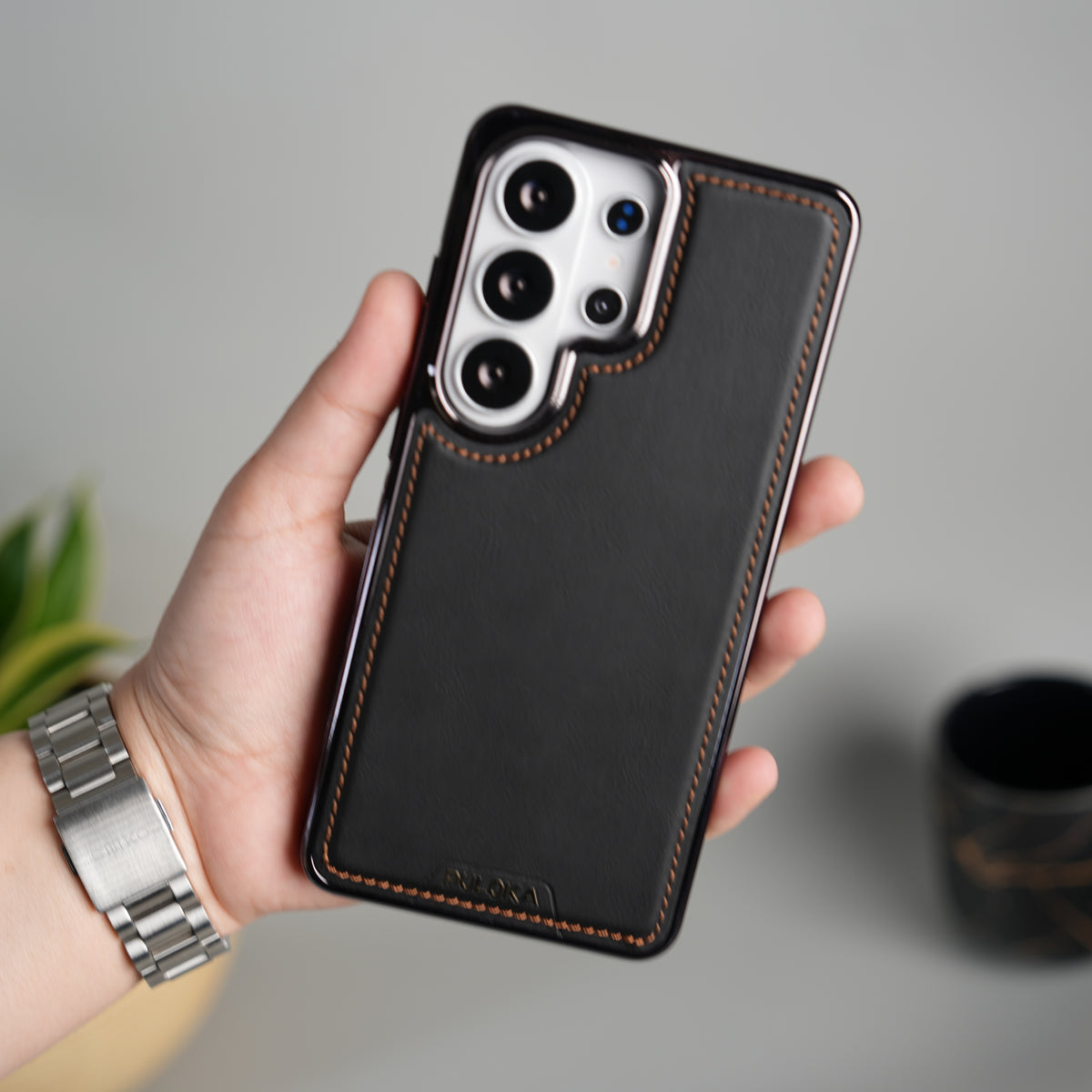 Galaxy S26 Ultra Premium Leather Case Cover