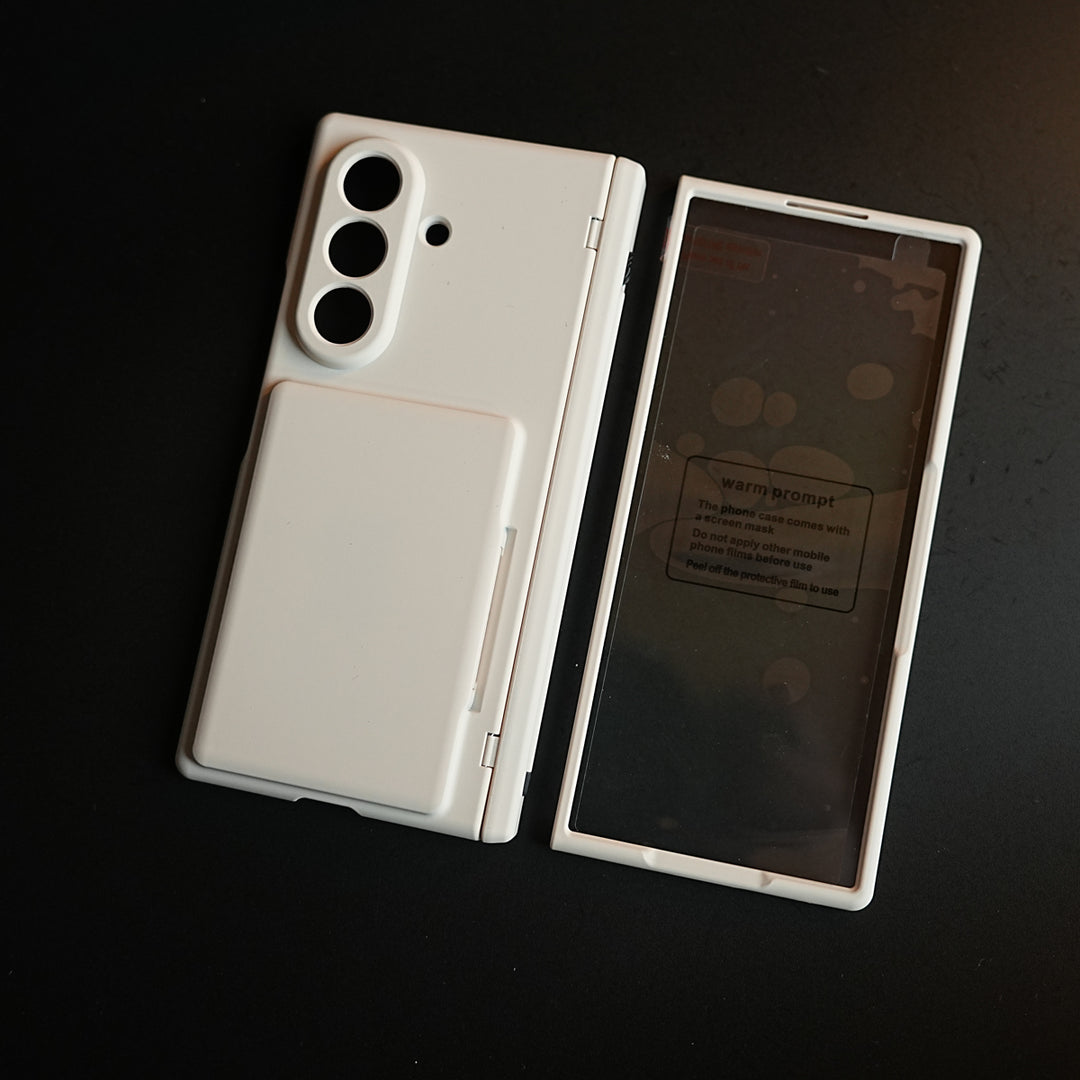 Premium Silk Matte Case for Samsung Galaxy Z Fold 7 | Built-In Card Holder & Hinge Protection (Copy)
