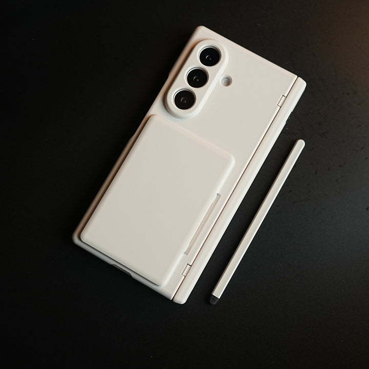 Premium Silk Matte Case for Samsung Galaxy Z Fold 7 | Built-In Card Holder & Hinge Protection (Copy)