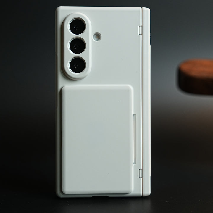 Premium Silk Matte Case for Samsung Galaxy Z Fold 7 | Built-In Card Holder & Hinge Protection (Copy)